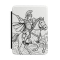 Alexander the Great Kindle Case — Vintage Cavalry Illustration Protective Cover