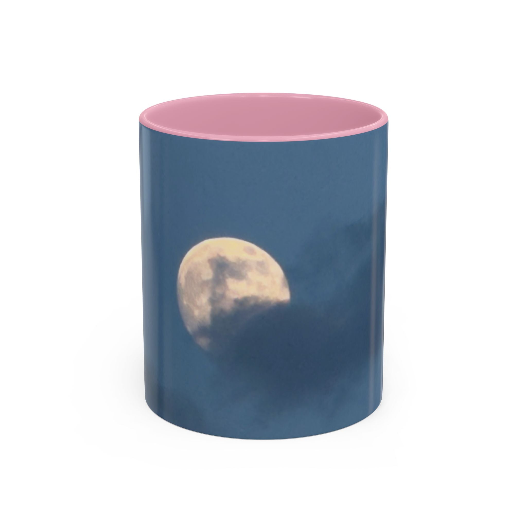 Moonlit Sky Ceramic Mug — Blue Nightscape Coffee Cup (11oz/15oz)