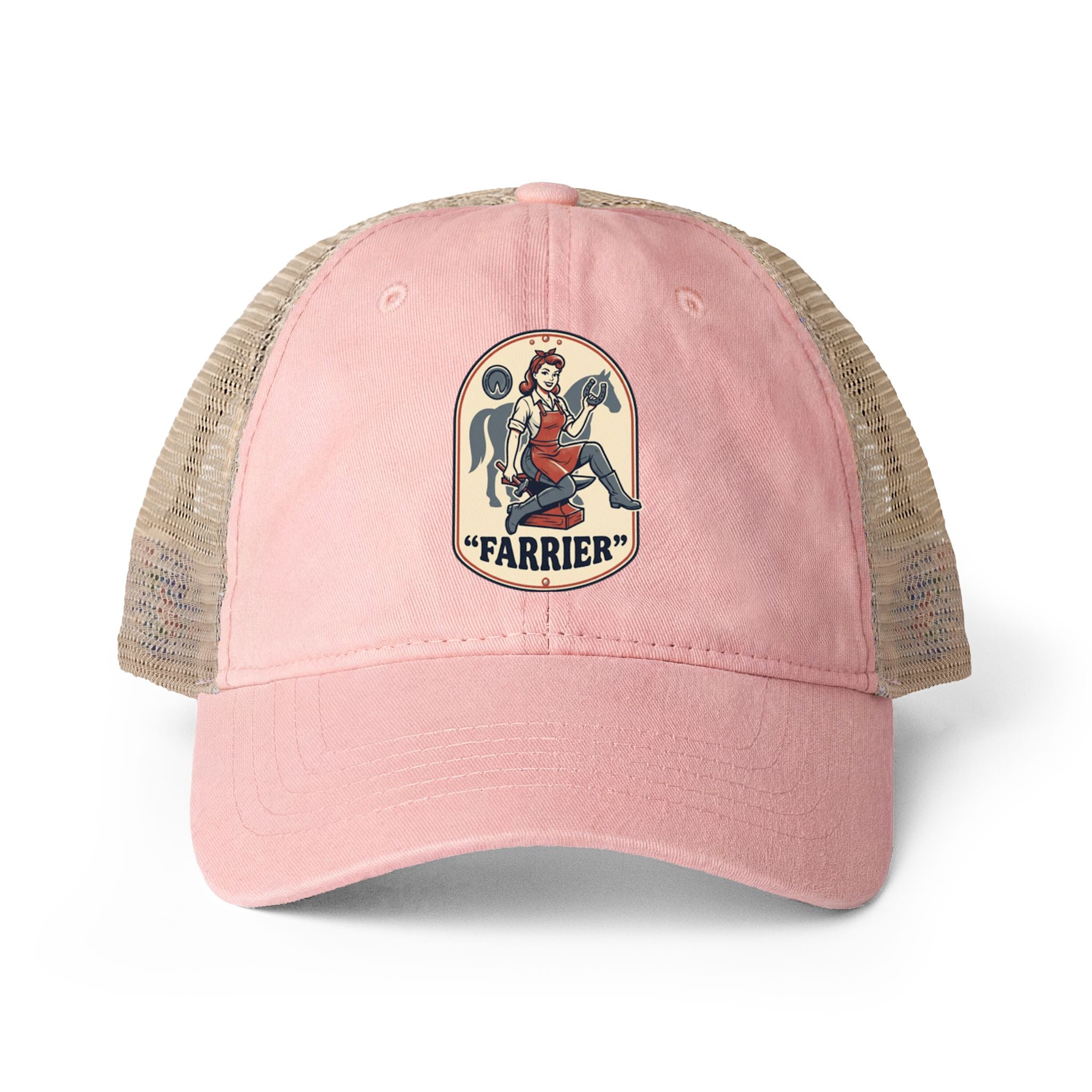 Women's Washed Mesh-Back Cap