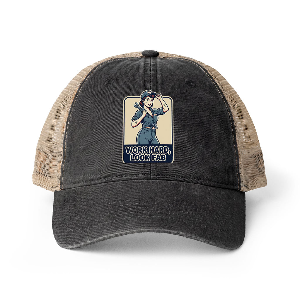 Women's Washed Mesh-Back Cap