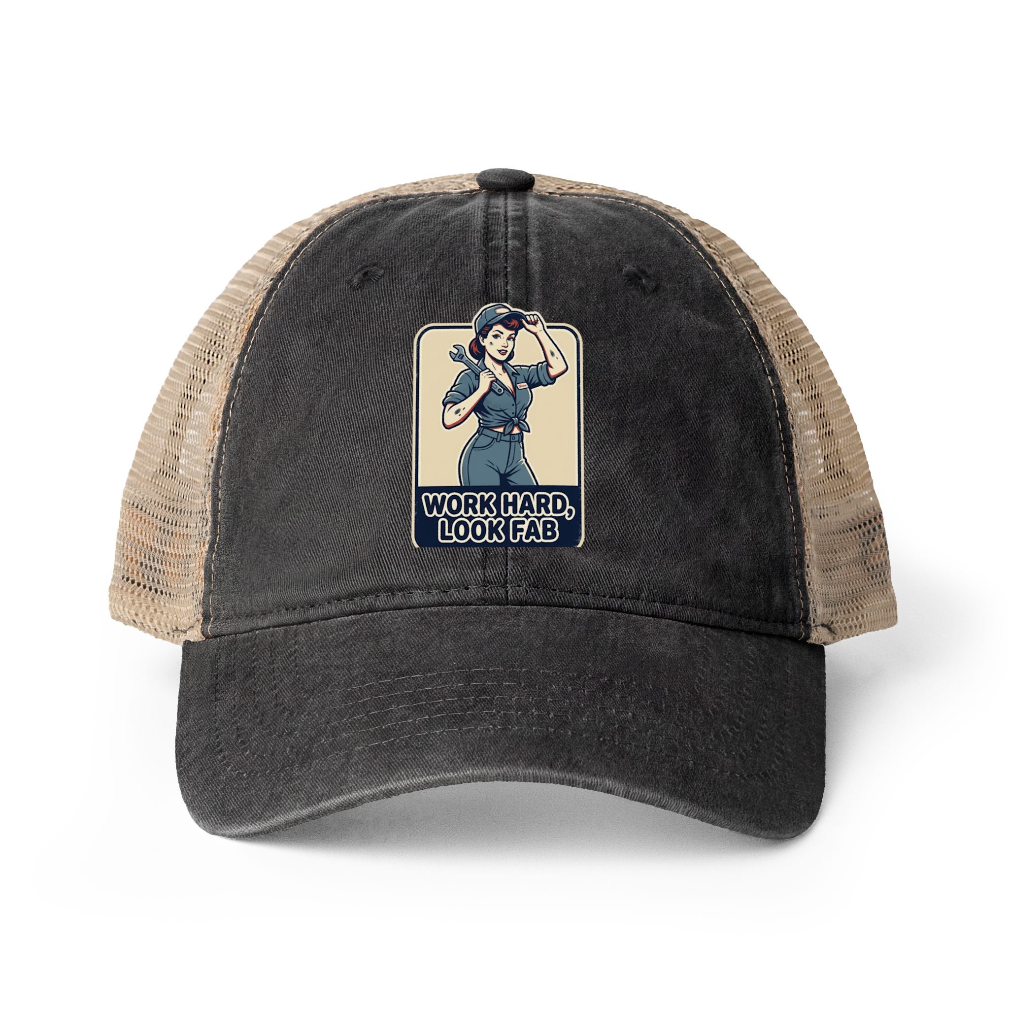 Women's Washed Mesh-Back Cap