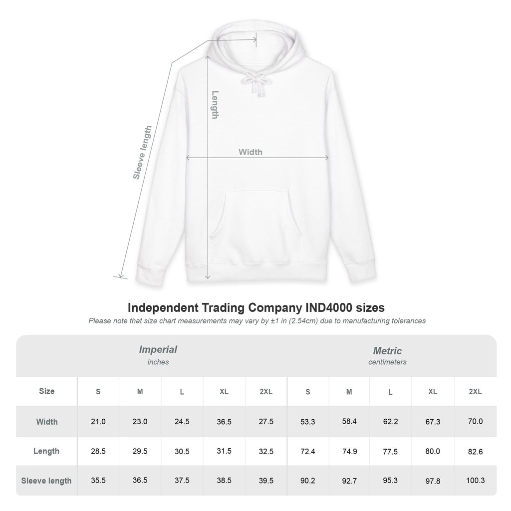 Hoodie — "Today's Not the Day" Highland Cow Graphic Hoodie