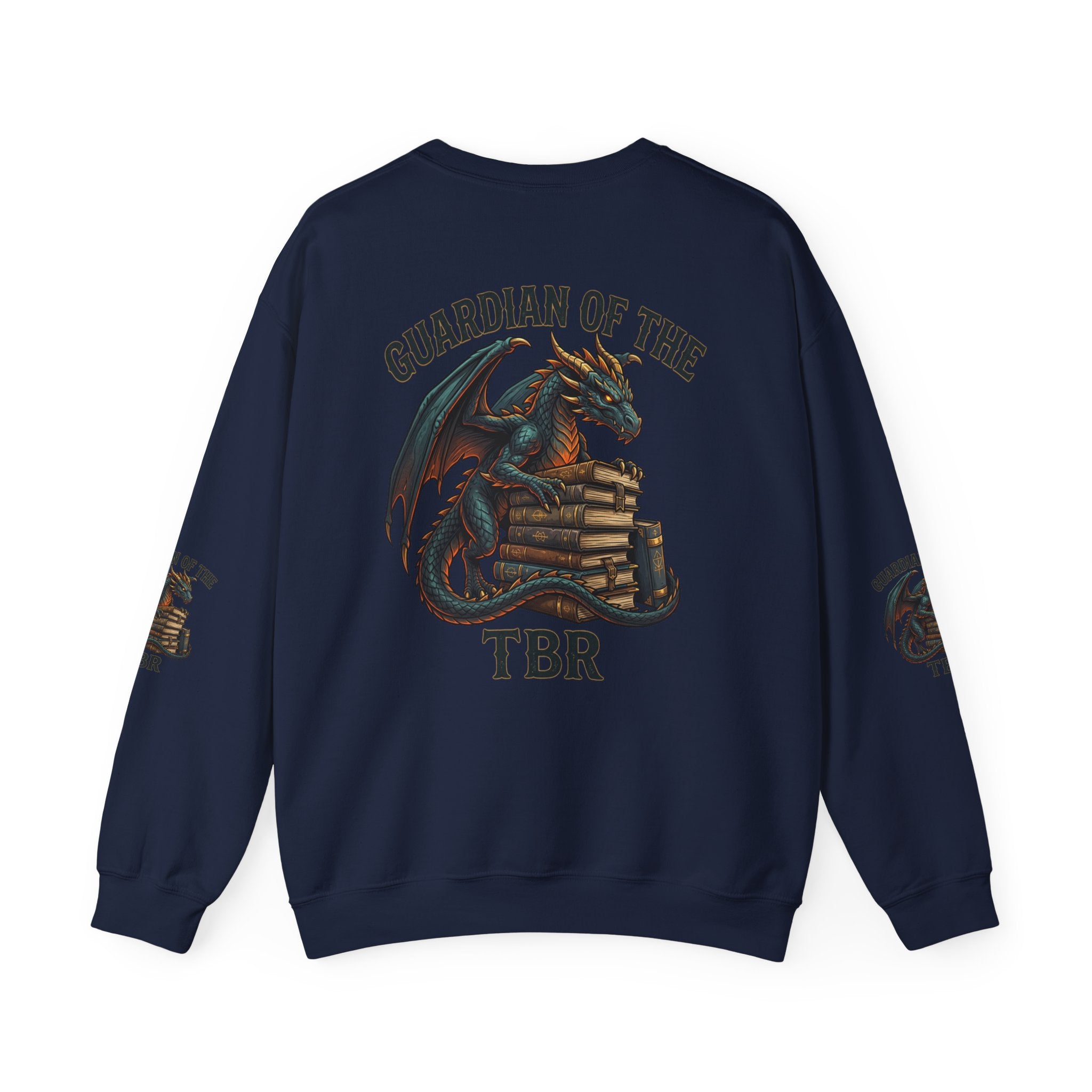 Guardian of the TBR Sweatshirt | dragon, fantasy art, dark academia