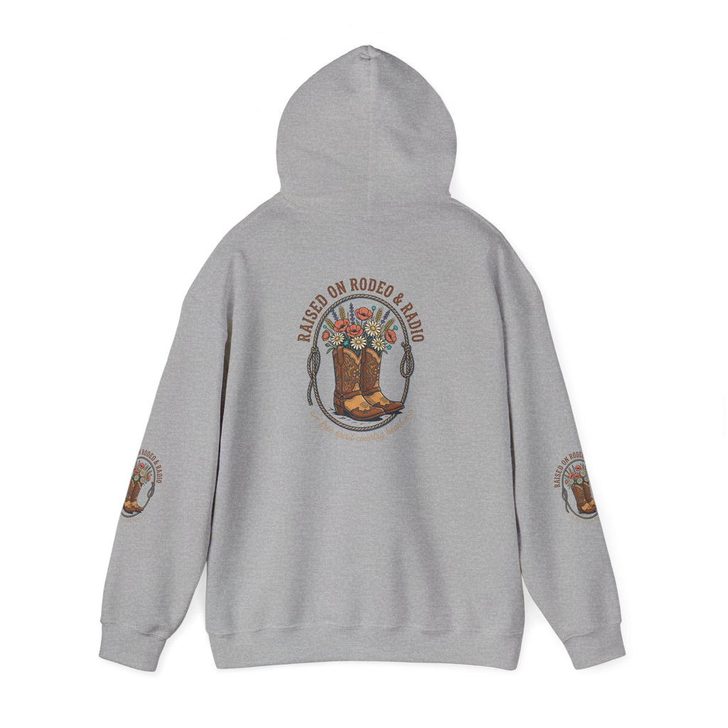 Boots & Blooms Hoodie | western ranch cowgirl rustic prairie vintage