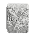 Dragon Rider Kindle Case — Fantasy Dragon & Rider Illustration eReader Cover