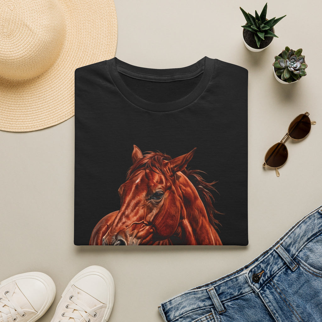 You Can't Hurt Me I Ride a Red Mare T-Shirt — Horse Rider Graphic Tee