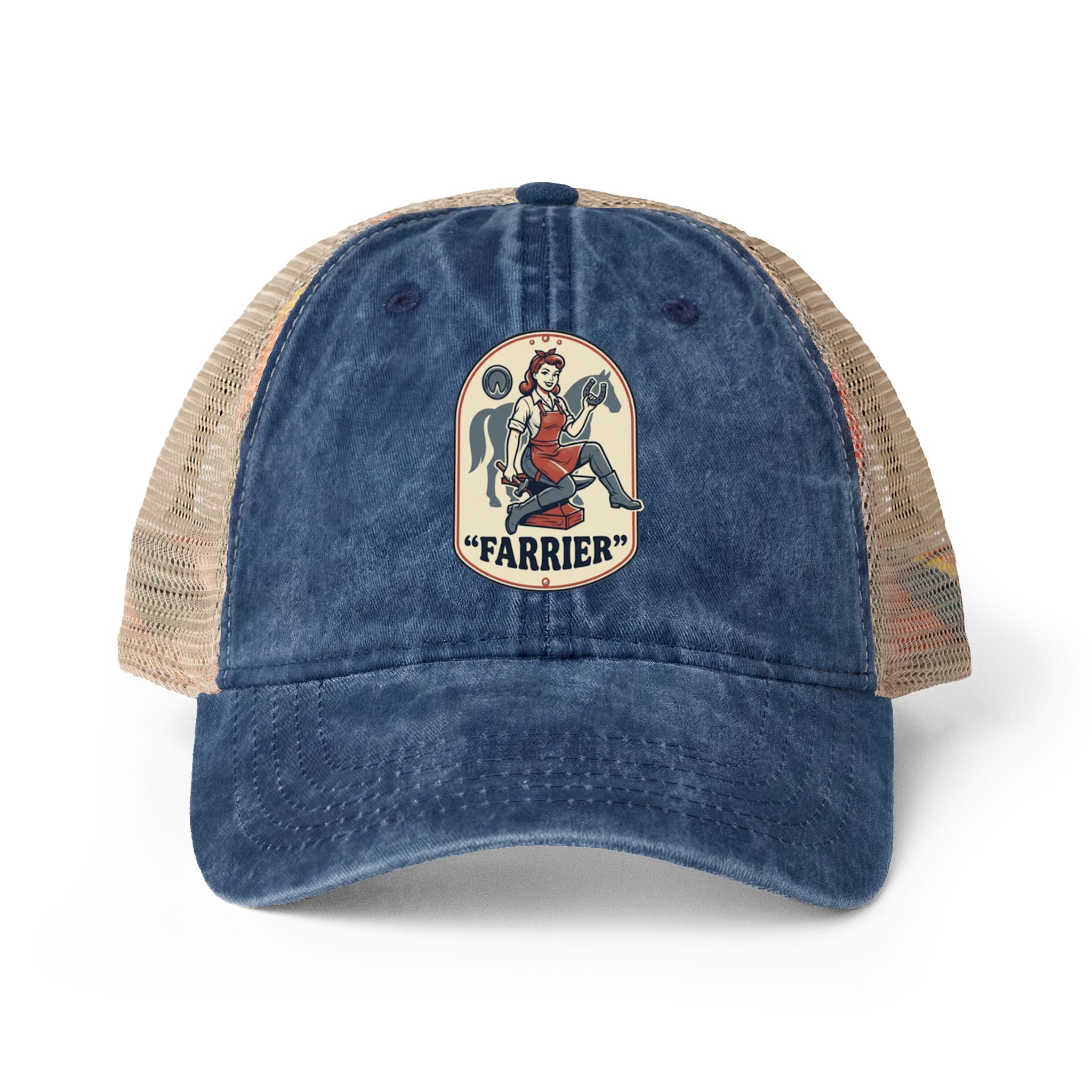 Women's Washed Mesh-Back Cap