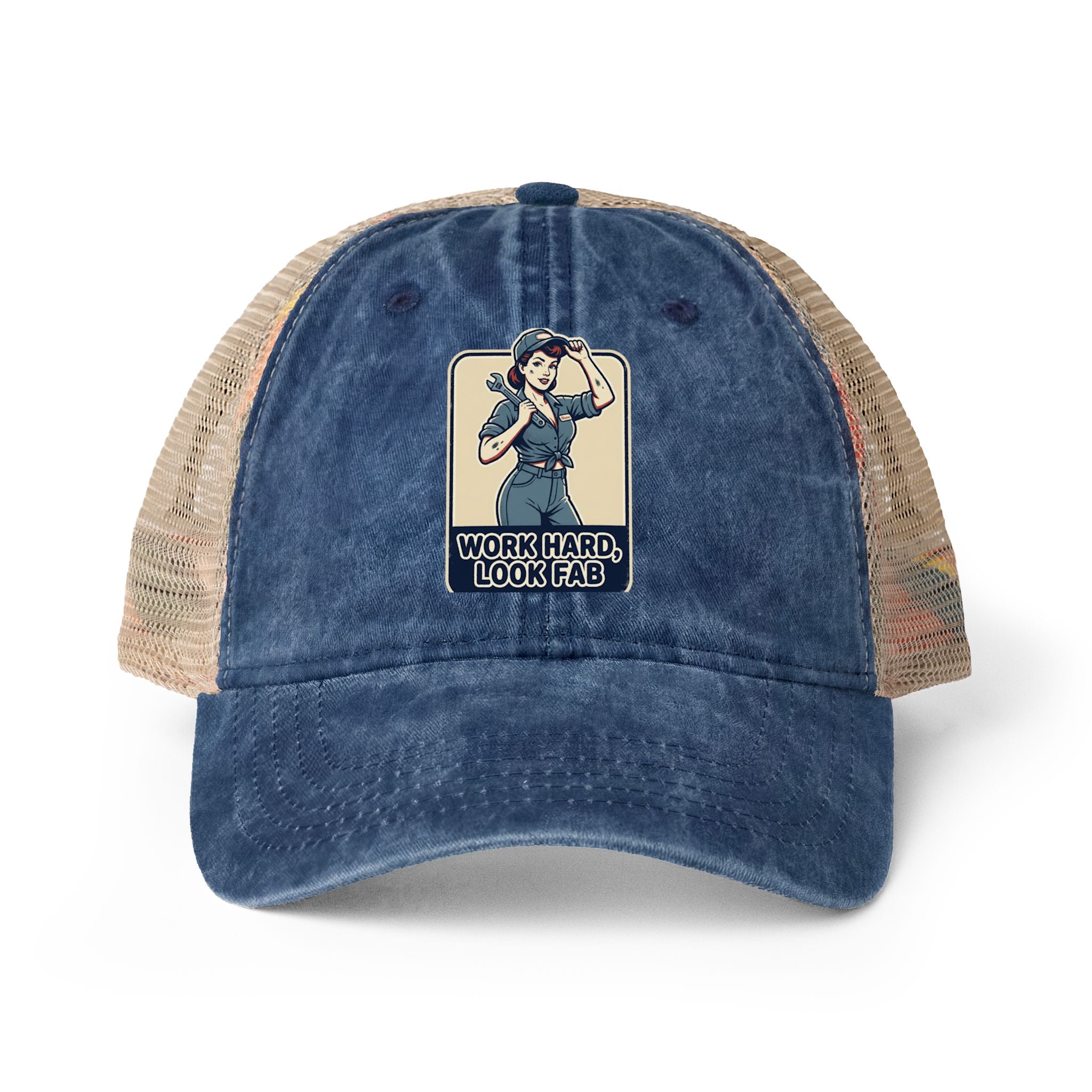 Women's Washed Mesh-Back Cap
