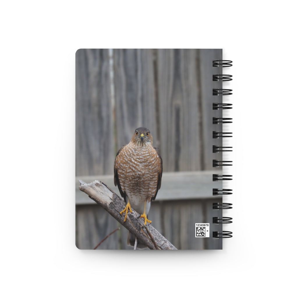Cooper's Hawk Spiral Notebook — Wildlife Photography Journal