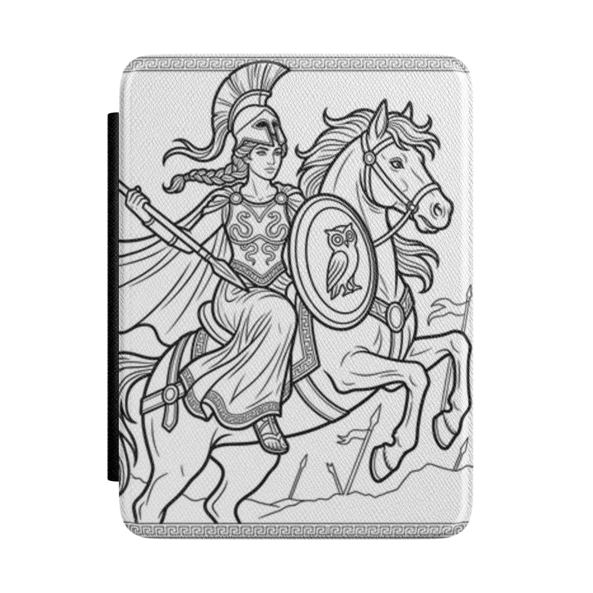 Kindle Case — Athena Warrior Goddess Illustration Protective Cover