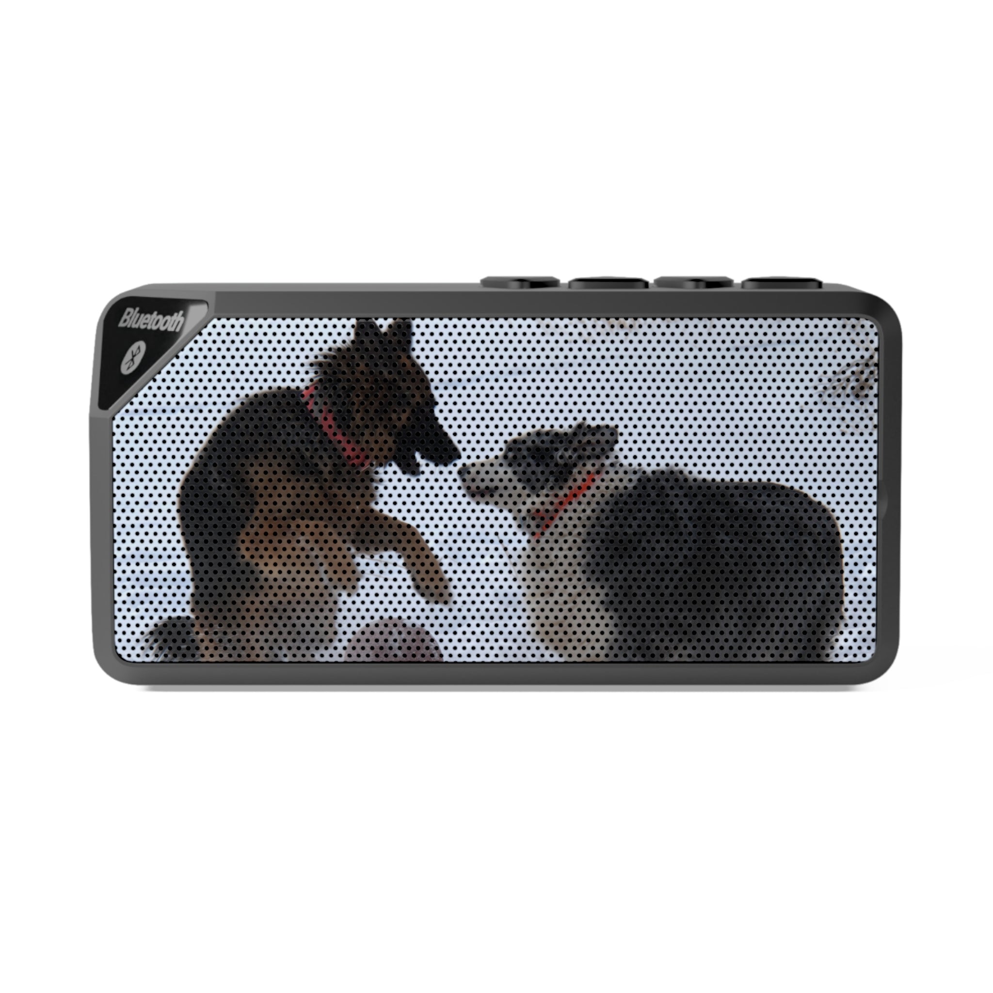 Bluetooth Speaker — Custom Dog Photo Grill Design