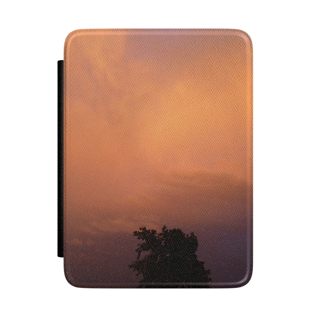 Sunset Sky Kindle Case — Warm Evening Landscape E-Reader Cover