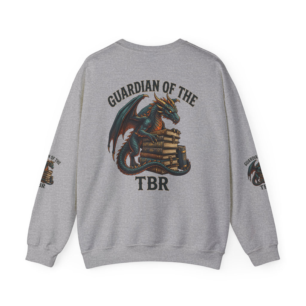 Guardian of the TBR Sweatshirt | dragon, fantasy art, dark academia