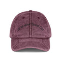 Embroidered Vintage Baseball Cap — "I'll Be Your Good Girl" Red Distressed Hat