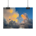 Sunset Cloudscape Poster — Dramatic Golden Sky Wall Art (Rolled Poster)