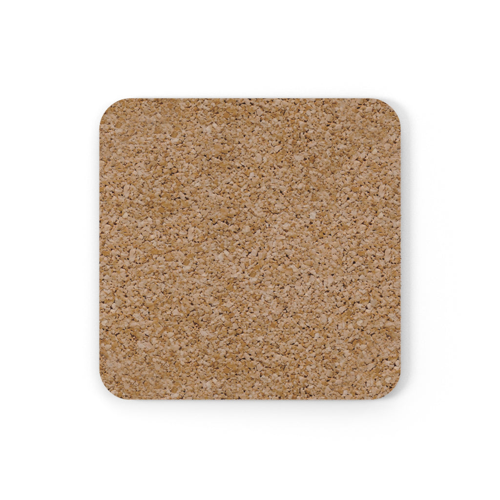 Sunset Sky Round Cork Coaster — Scenic Evening Drink Coaster