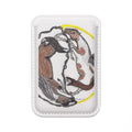 MagSafe Vegan Wallet — Yin Yang Horses Illustration