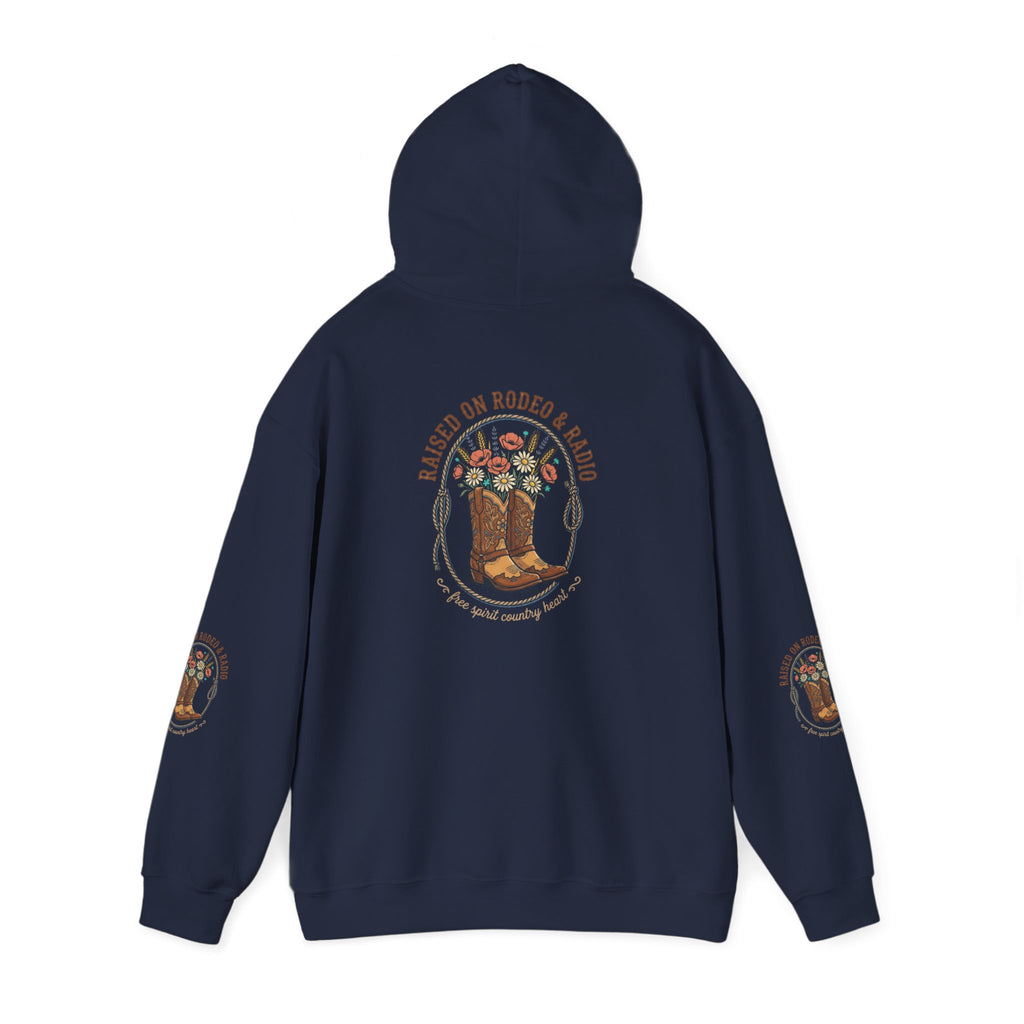 Boots & Blooms Hoodie | western ranch cowgirl rustic prairie vintage