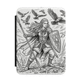 The Morrigan Kindle Case — Celtic Warrior Illustration eReader Cover