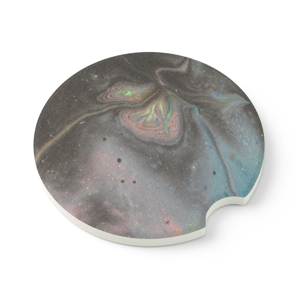 Soapstone Marble Car Coaster - Iridescent Stone Drink Holder