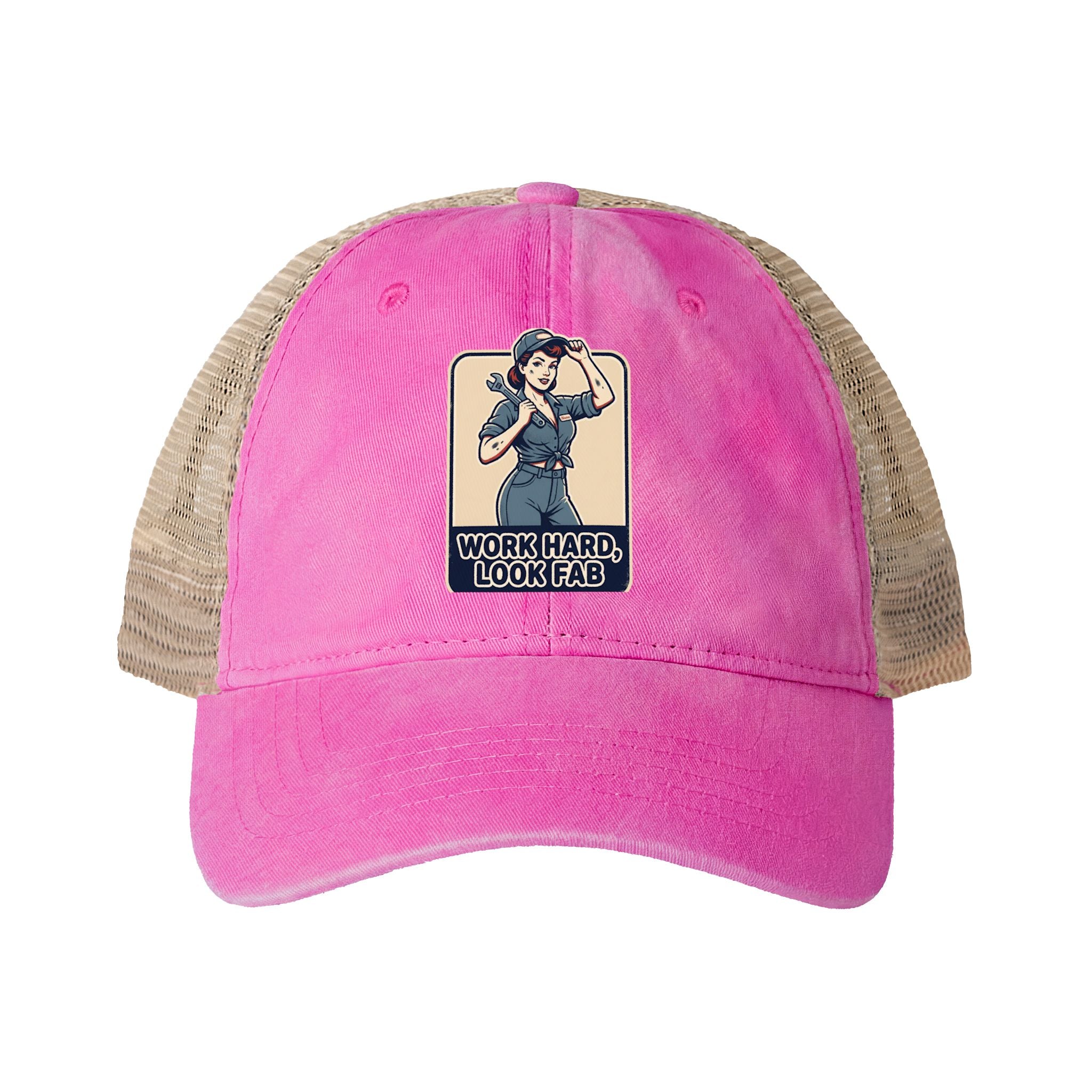 Women's Washed Mesh-Back Cap