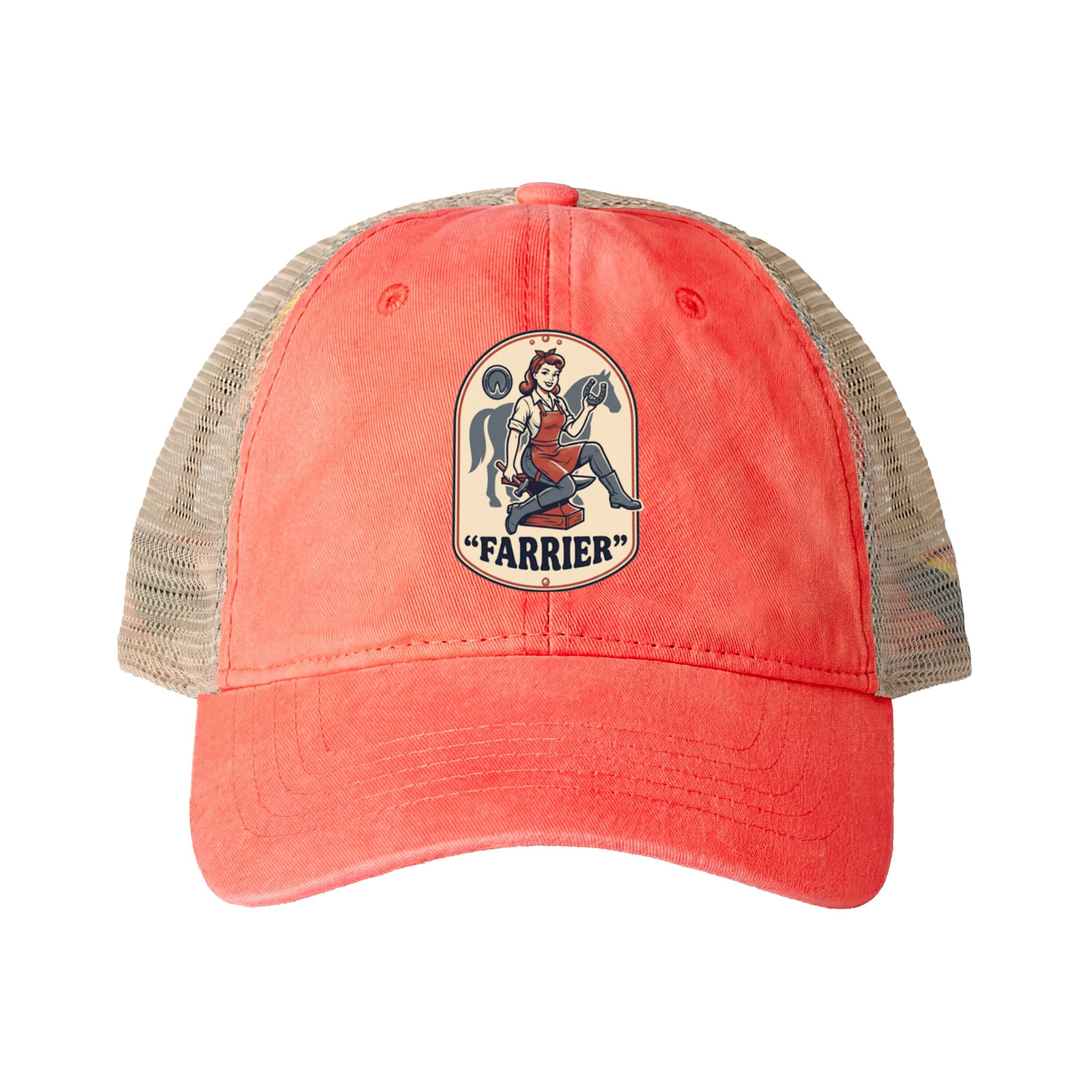Women's Washed Mesh-Back Cap