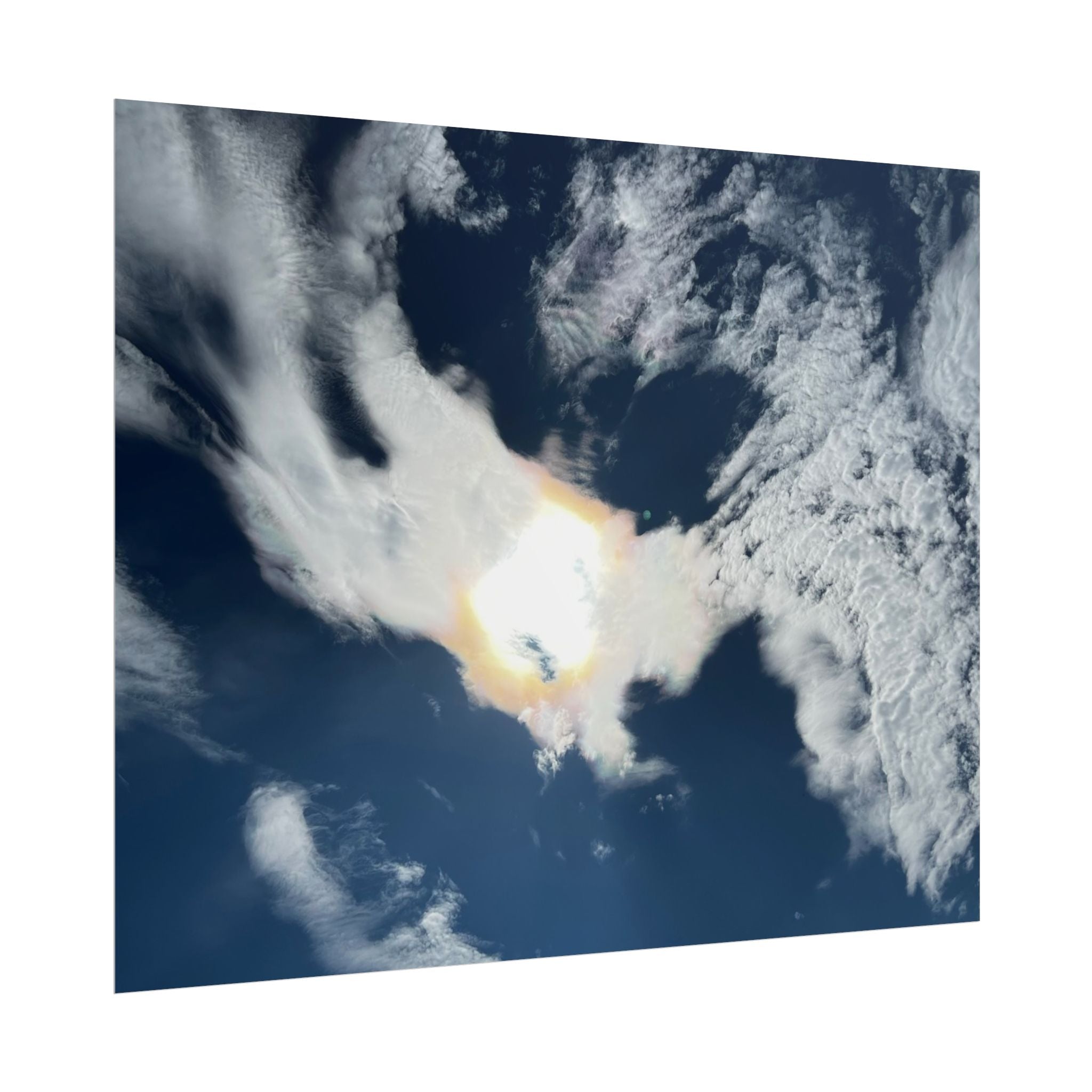 Rolled Poster — Dramatic Sunburst Cloudscape Sky Art Print