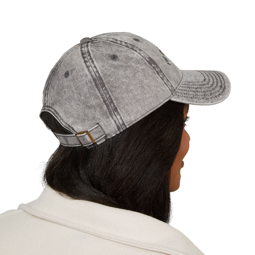 Embroidered Vintage Baseball Cap — "I'll Be Your Good Girl" Red Distressed Hat