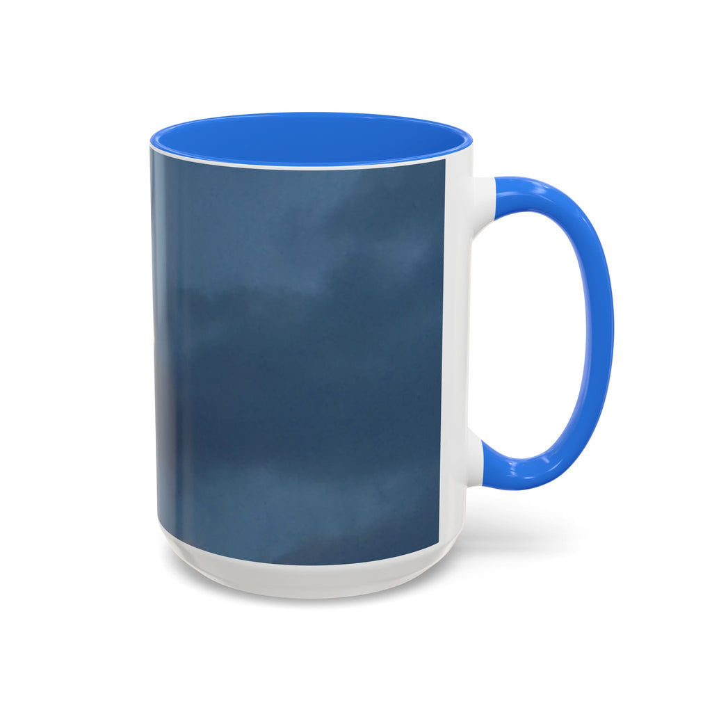 Moonlit Sky Ceramic Mug — Blue Nightscape Coffee Cup (11oz/15oz)