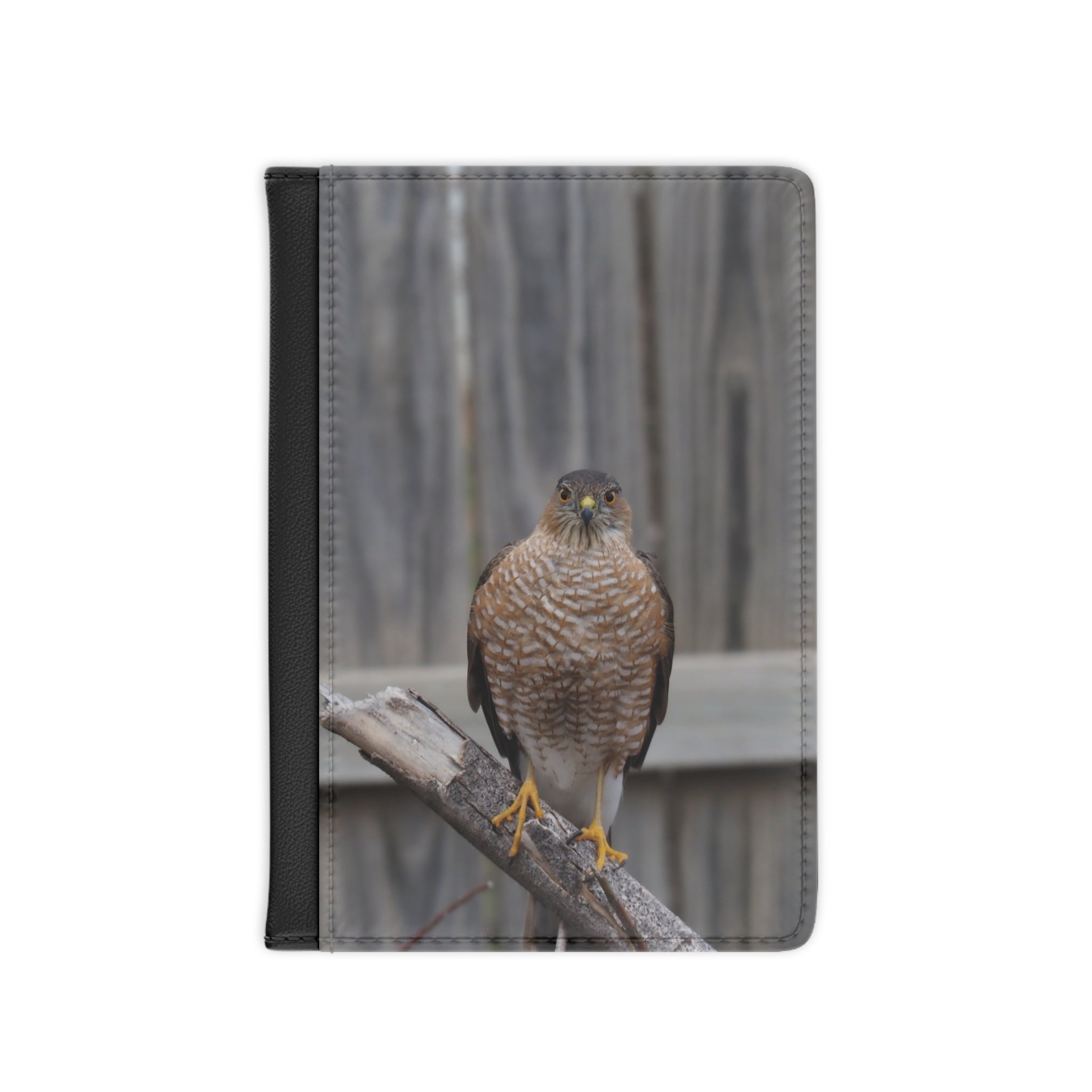Hawk Photo Passport Cover — Wildlife Travel Passport Holder