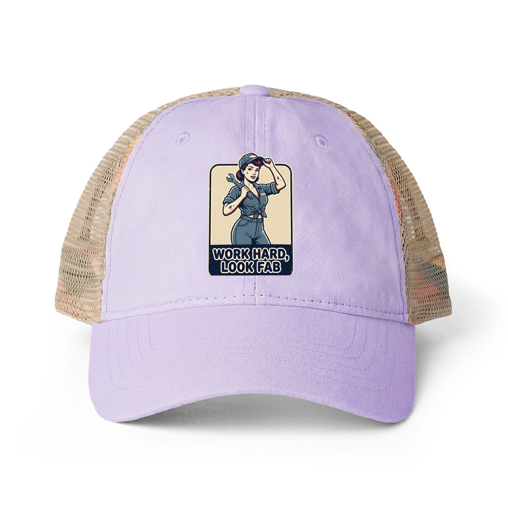 Women's Washed Mesh-Back Cap