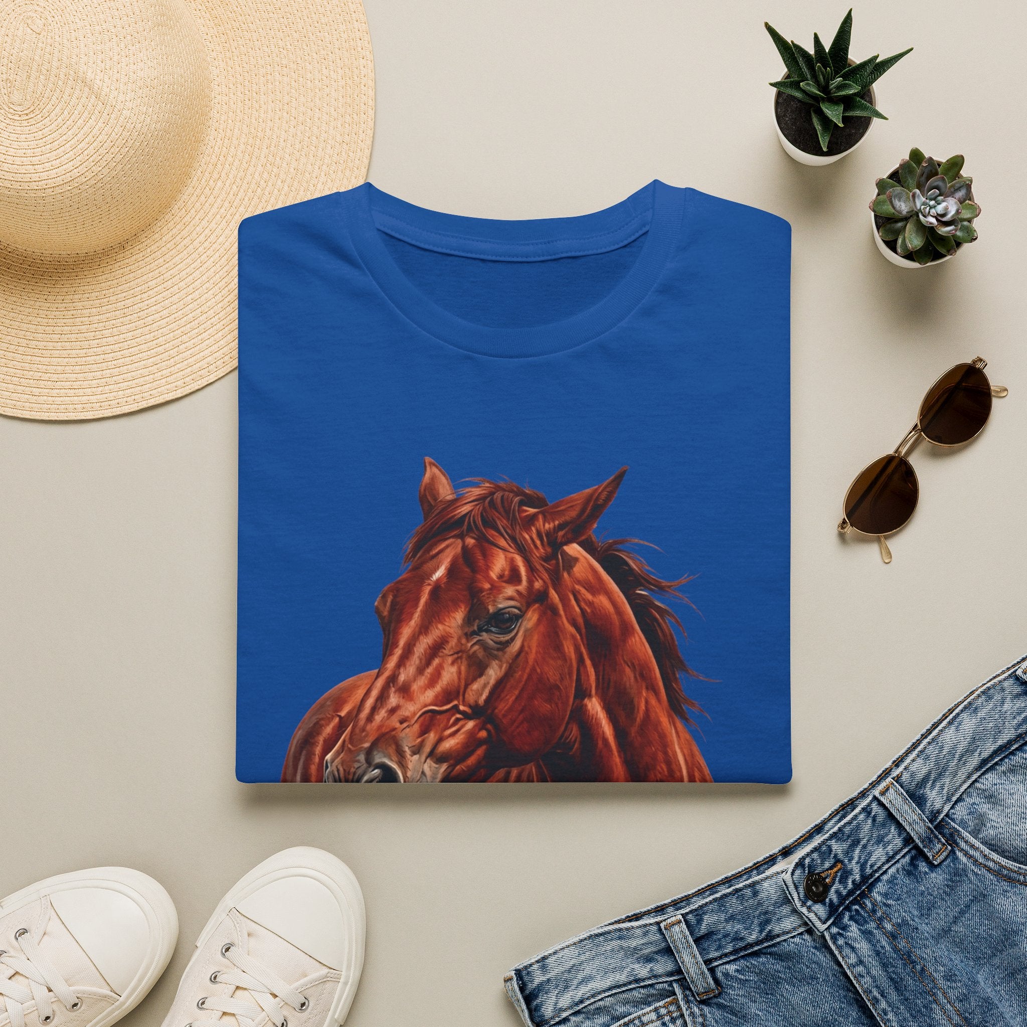 You Can't Hurt Me I Ride a Red Mare T-Shirt — Horse Rider Graphic Tee