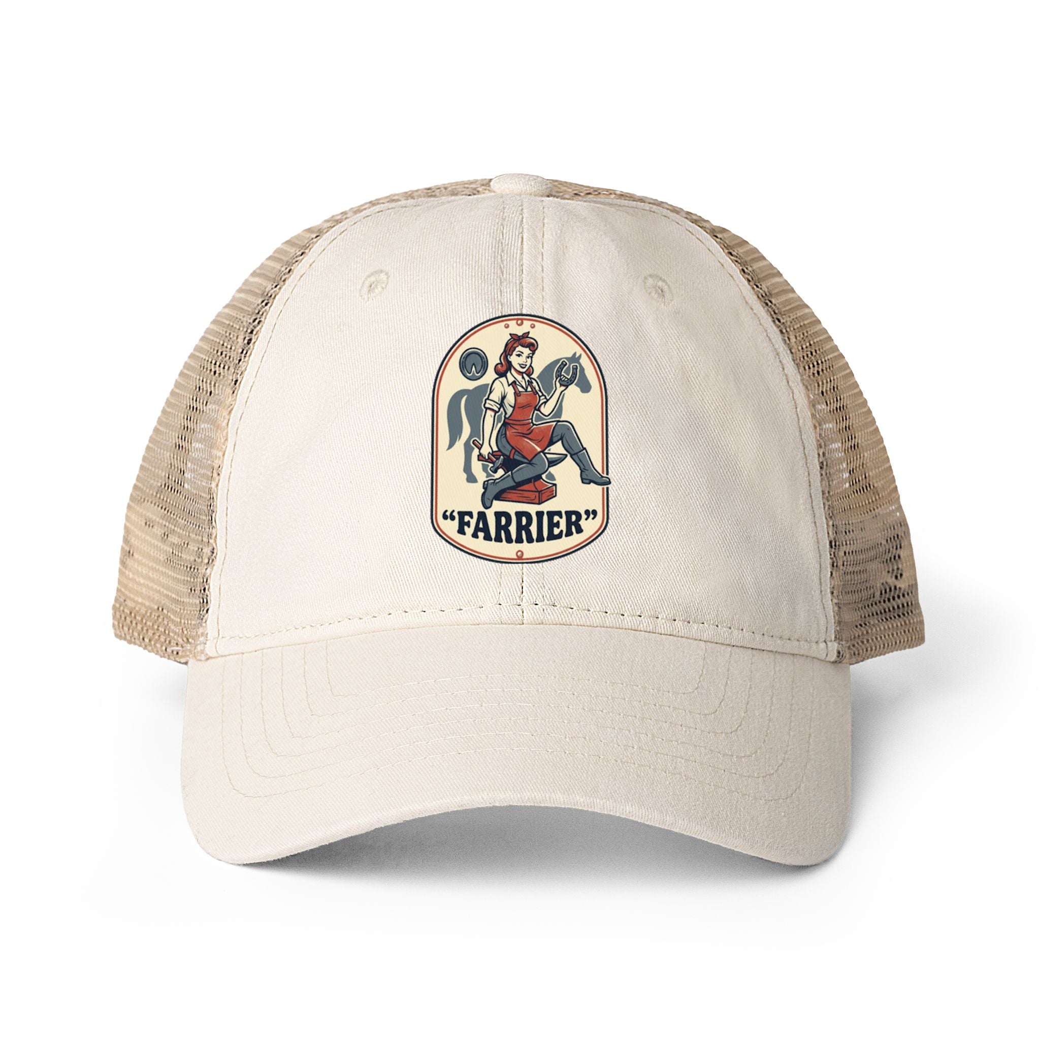 Women's Washed Mesh-Back Cap