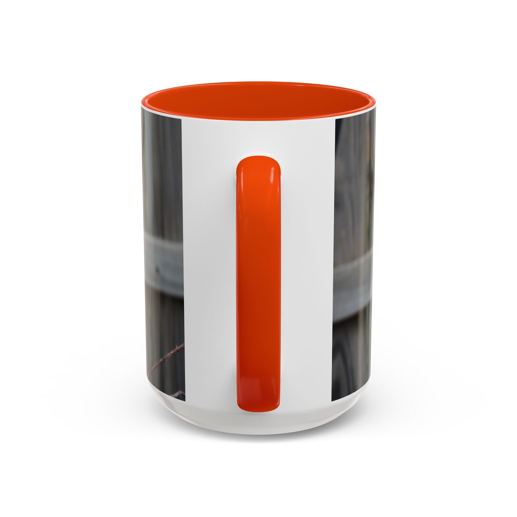 Hawk Photo Mug (11oz/15oz) — Wildlife Coffee Cup with Sharp-Shinned Hawk Image