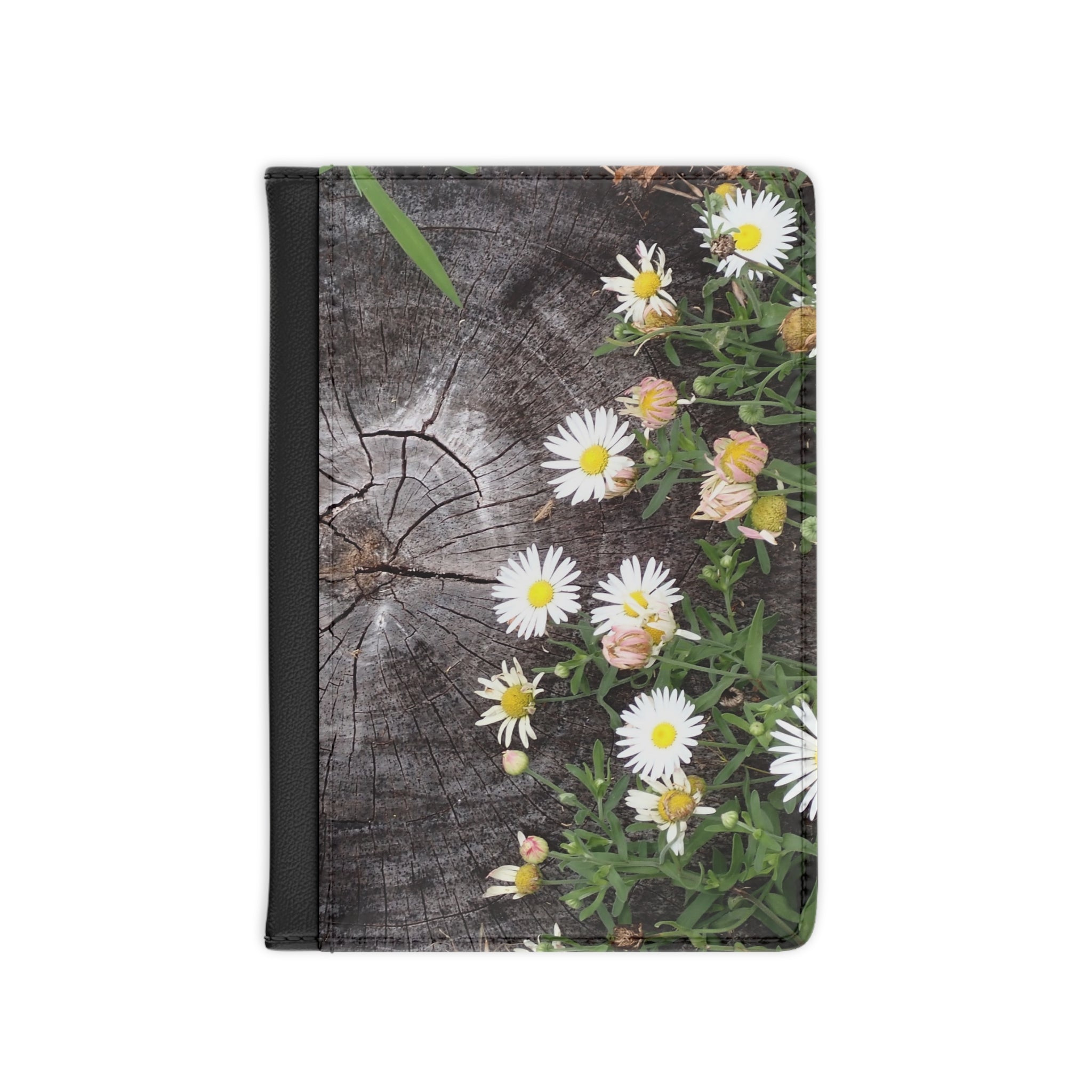 Daisy Meadow Passport Cover — Floral Travel Passport Holder