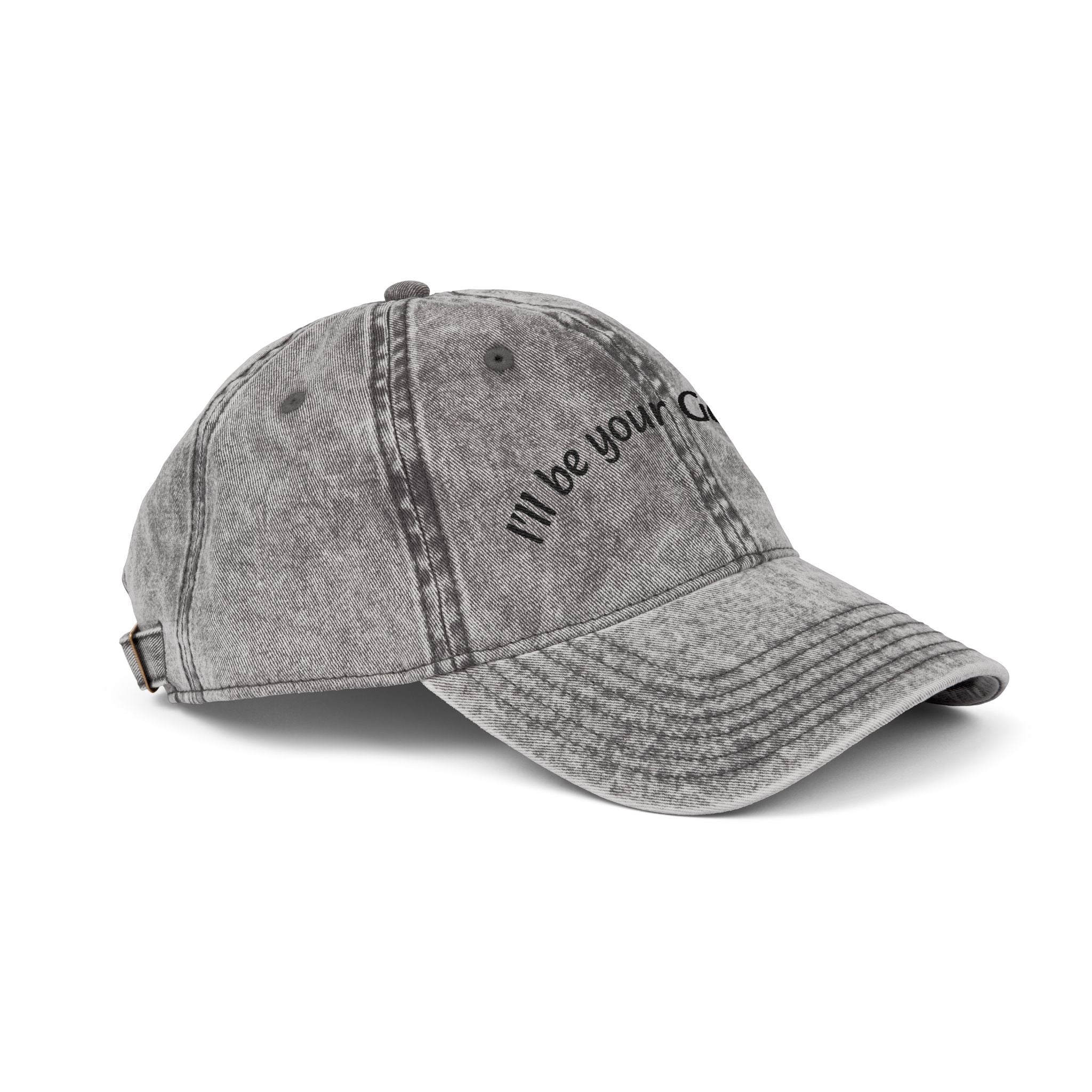 Embroidered Vintage Baseball Cap — "I'll Be Your Good Girl" Red Distressed Hat
