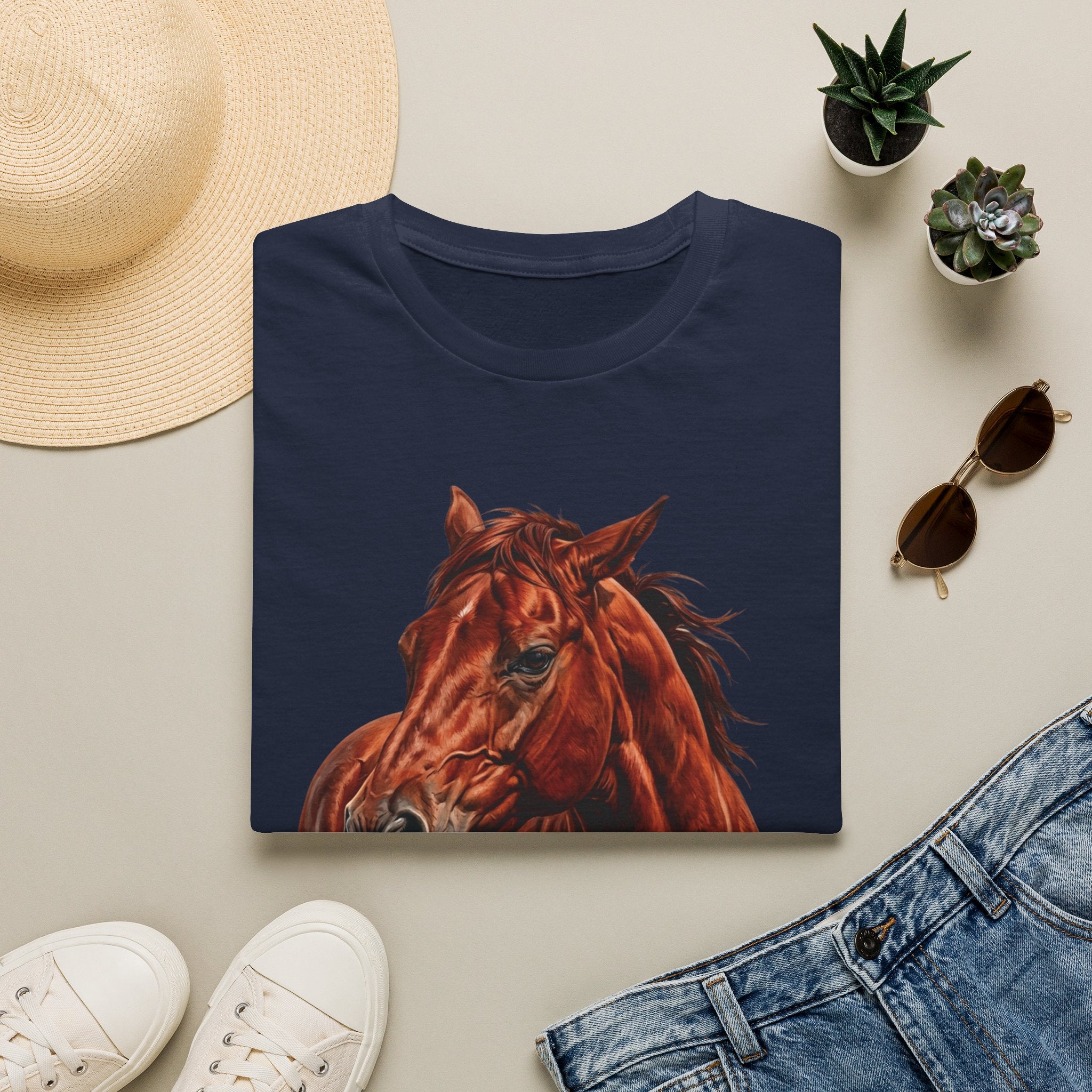 You Can't Hurt Me I Ride a Red Mare T-Shirt — Horse Rider Graphic Tee
