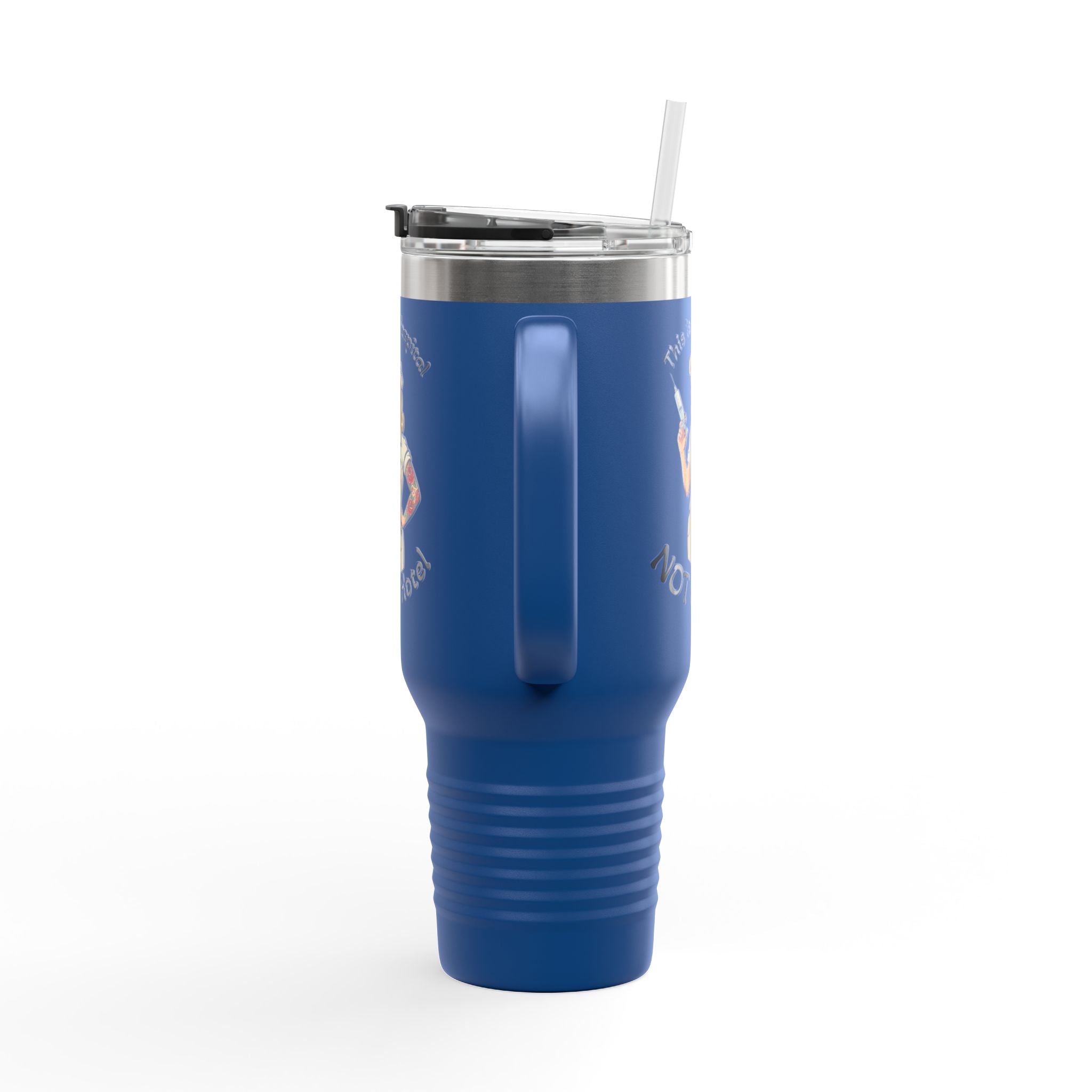 Travel Mug — “This is a Hospital, Not a Hotel” Nurse Insulated Tumbler (40oz)