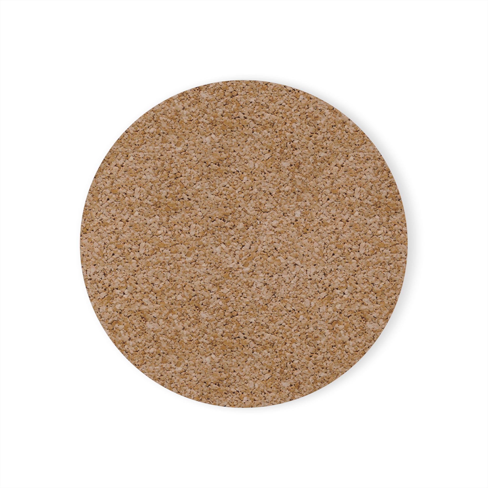 Sunset Sky Round Cork Coaster — Scenic Evening Drink Coaster