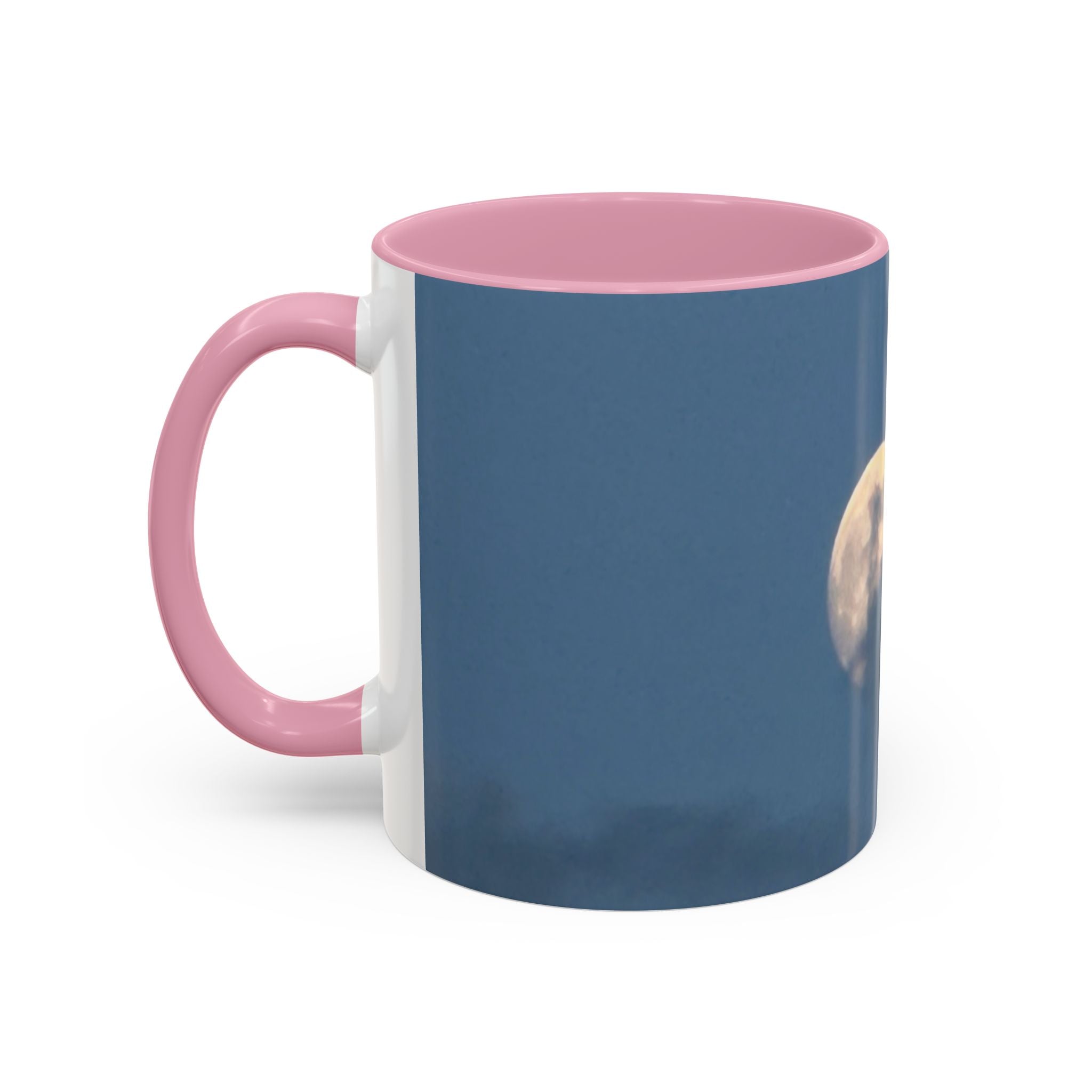 Moonlit Sky Ceramic Mug — Blue Nightscape Coffee Cup (11oz/15oz)