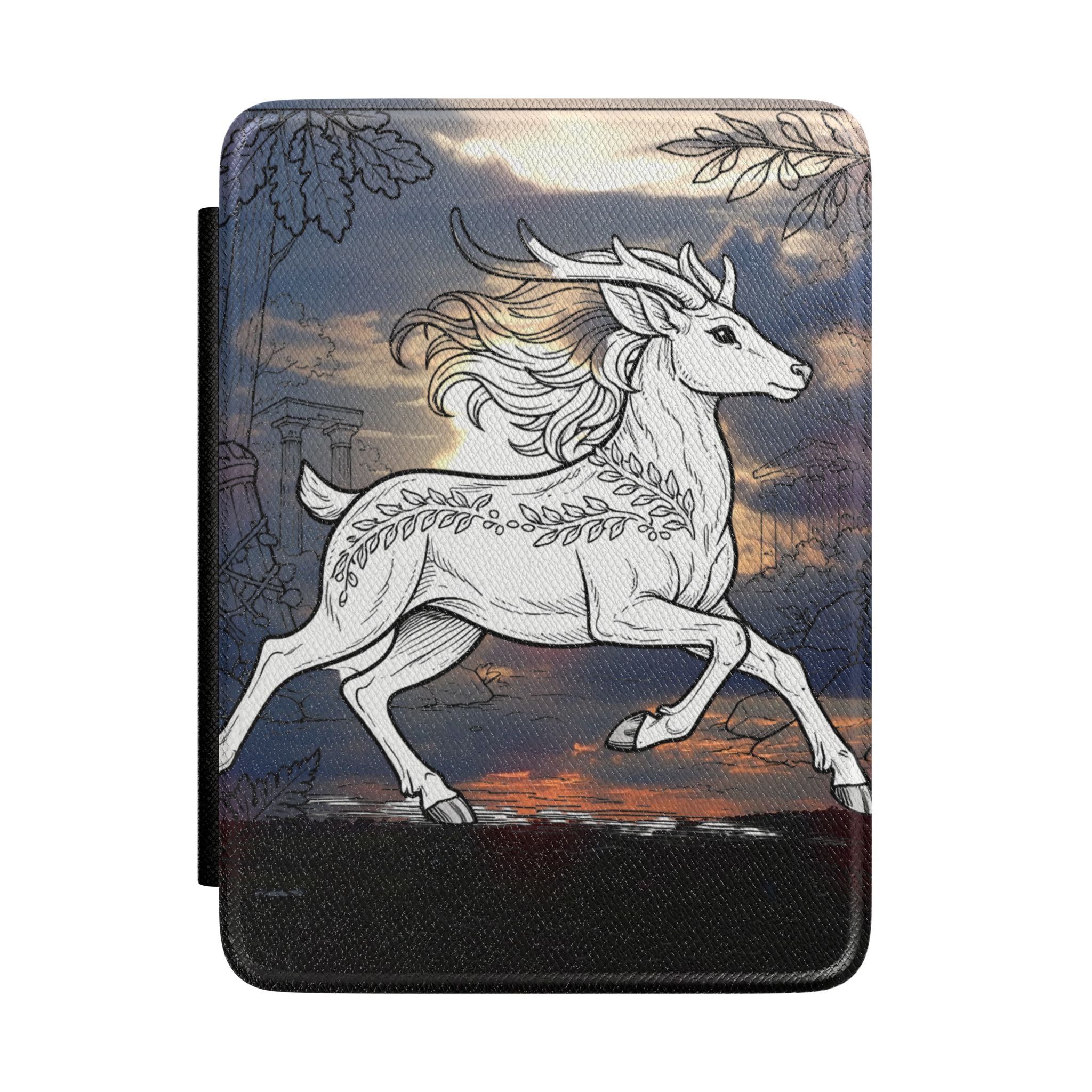 Deer Kindle Case — Mythical Woodland E-Reader Cover