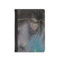 Iridescent Marble Passport Cover — Abstract Galaxy Travel Passport Holder