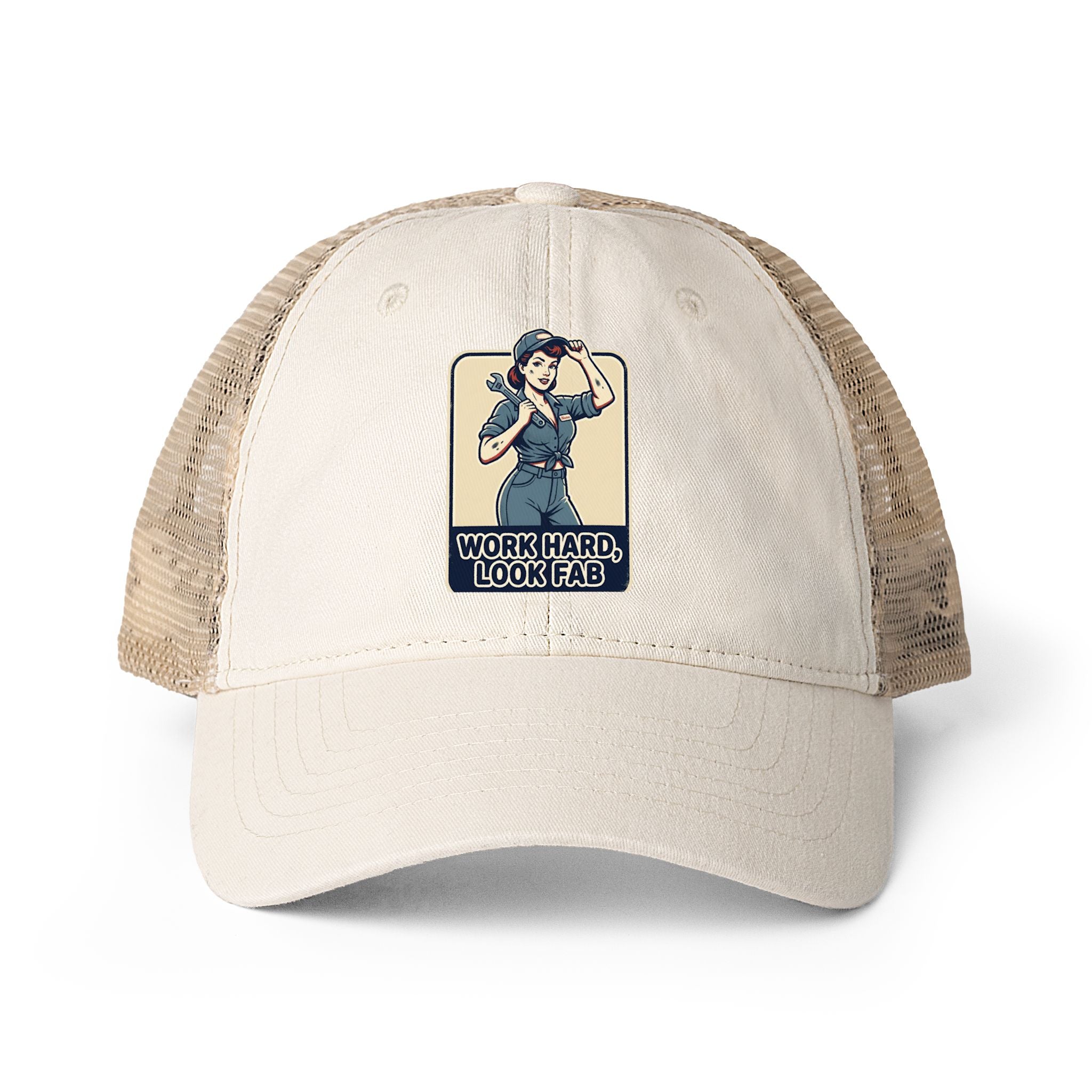 Women's Washed Mesh-Back Cap
