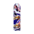 Whiskey & Roses Metal Bookmark — Abstract Marble Night Design