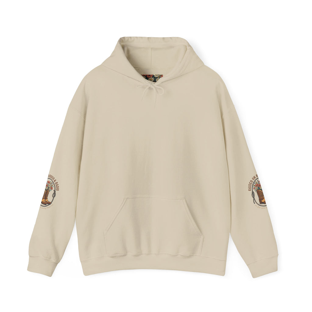 Boots & Blooms Hoodie | western ranch cowgirl rustic prairie vintage