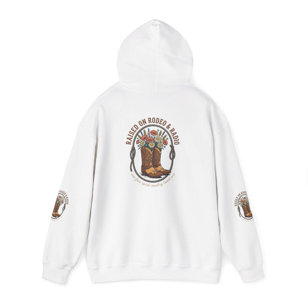 Boots & Blooms Hoodie | western ranch cowgirl rustic prairie vintage
