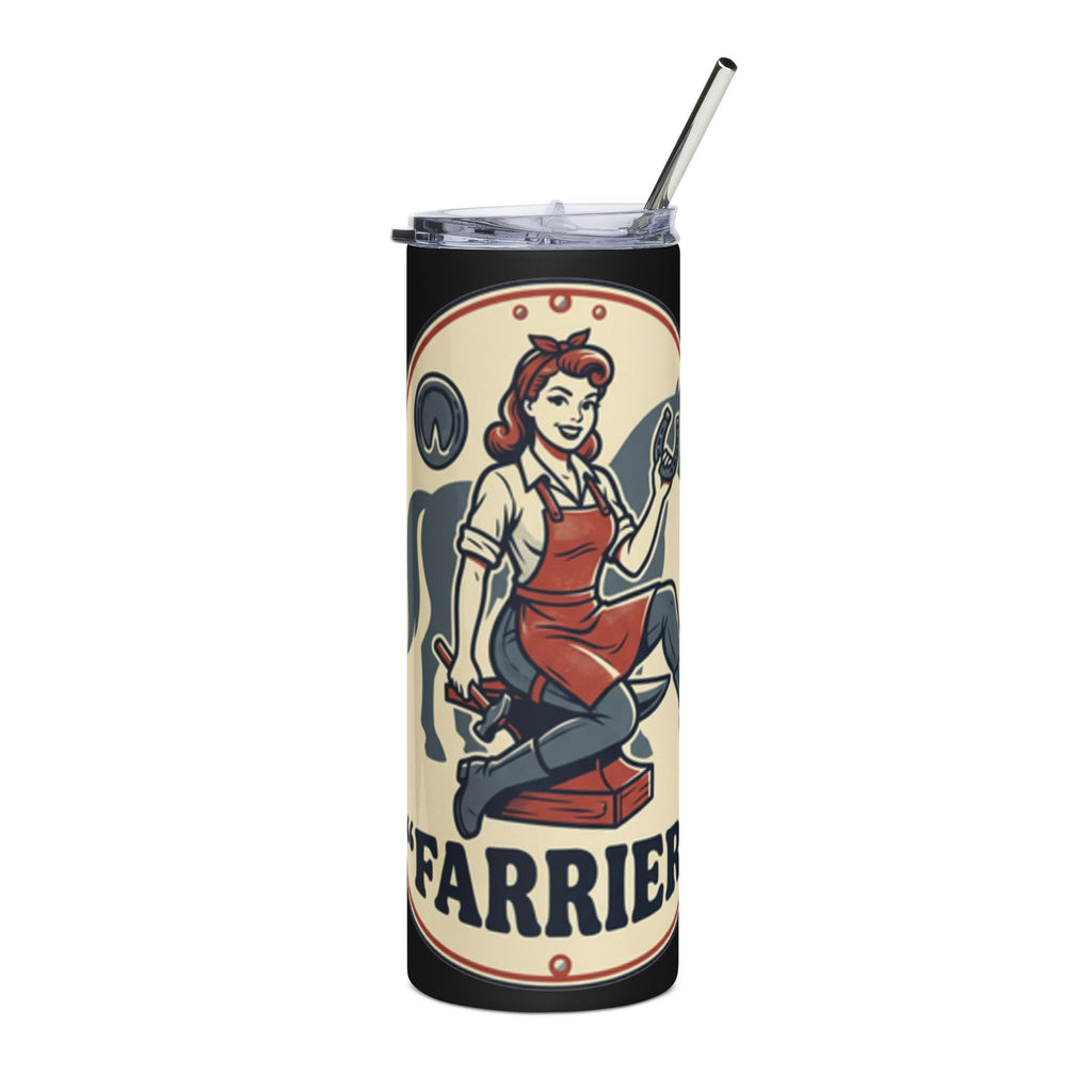Farrier Stainless Steel Tumbler - 20oz Retro Horsefarmer Gift