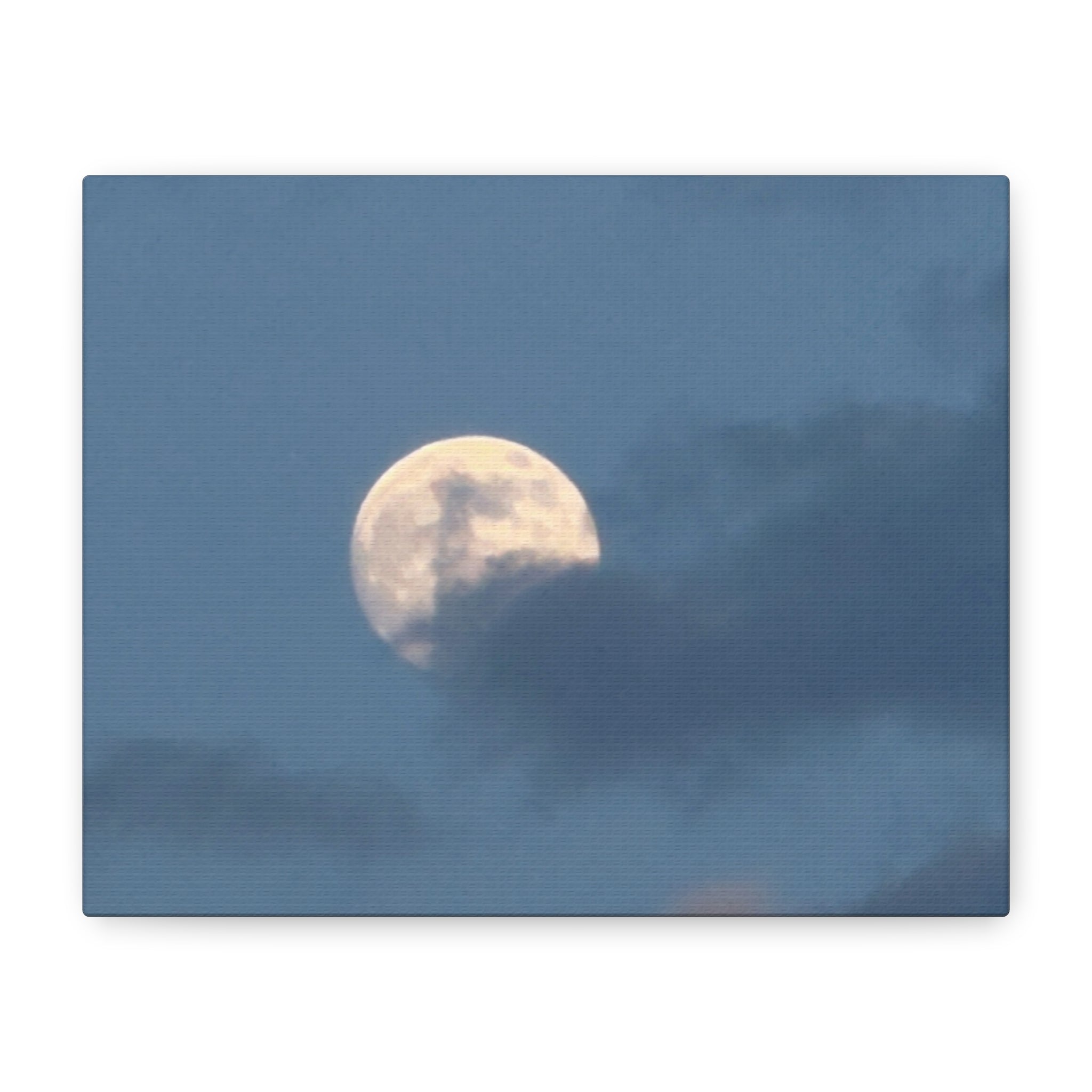 Moonlit Sky Matte Canvas Print — Stretched 1.25"