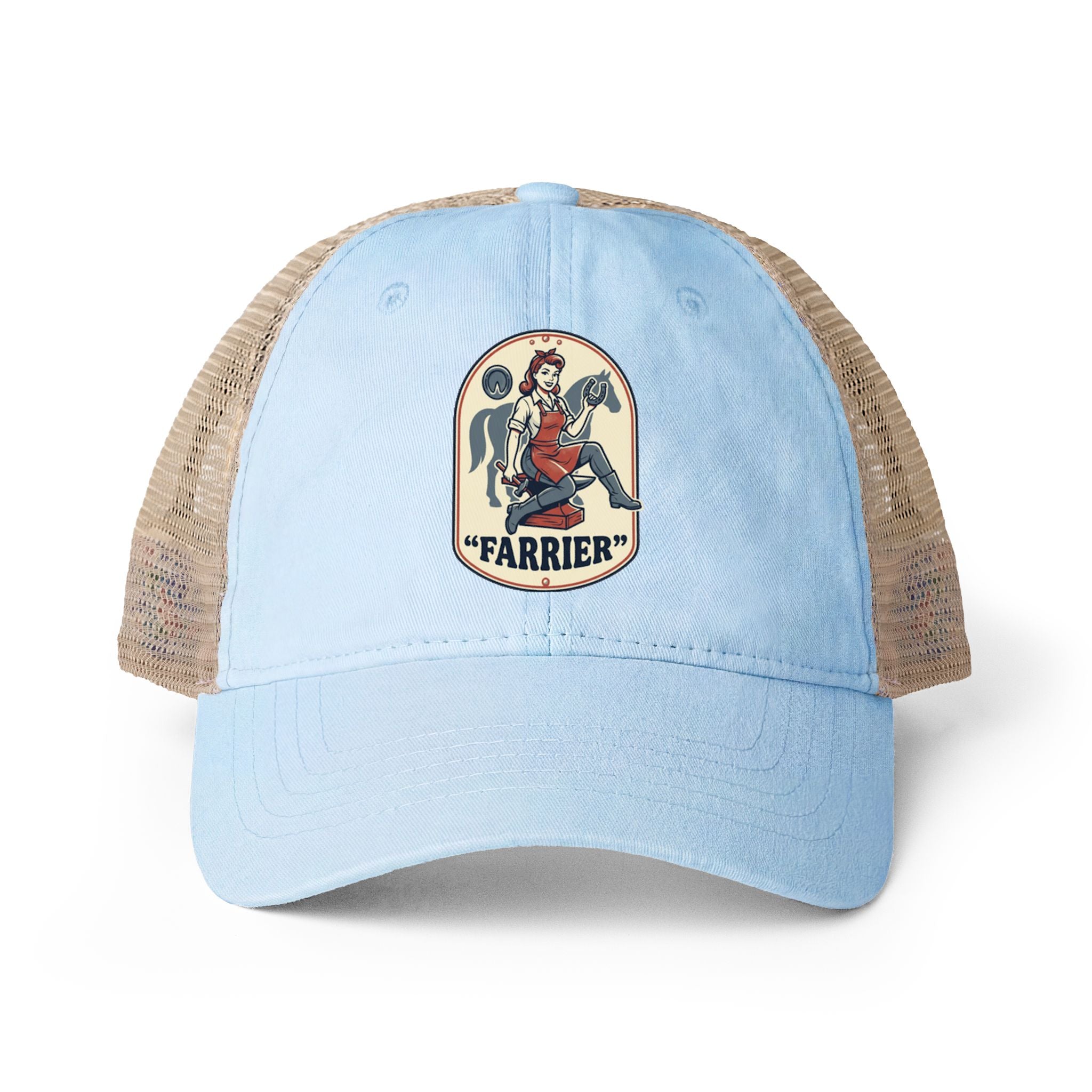 Women's Washed Mesh-Back Cap