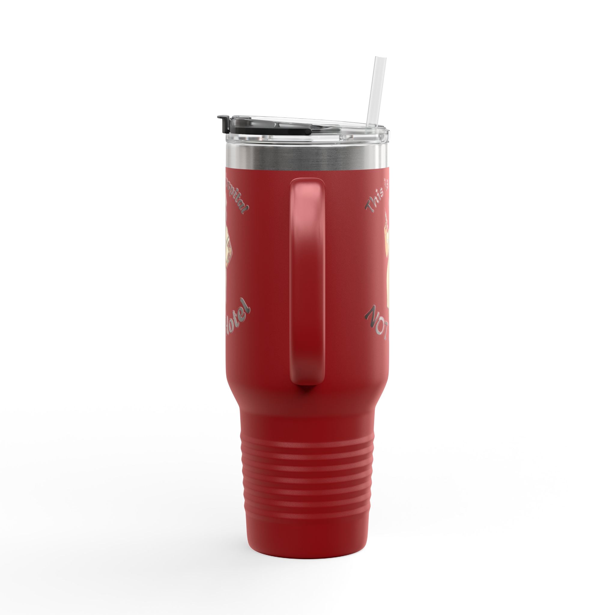 Travel Mug — “This is a Hospital, NOT a Hotel” Nurse Insulated 40oz Tumbler